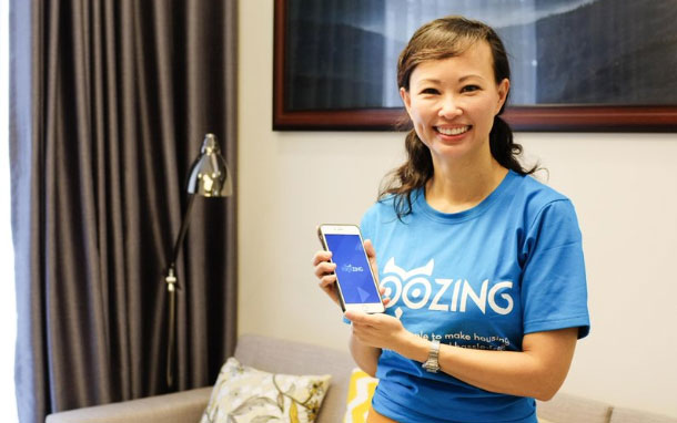 Bà Thái Vân Linh đánh giá Hoozing là một trong những startup nổi bậc nhất trên thị trường