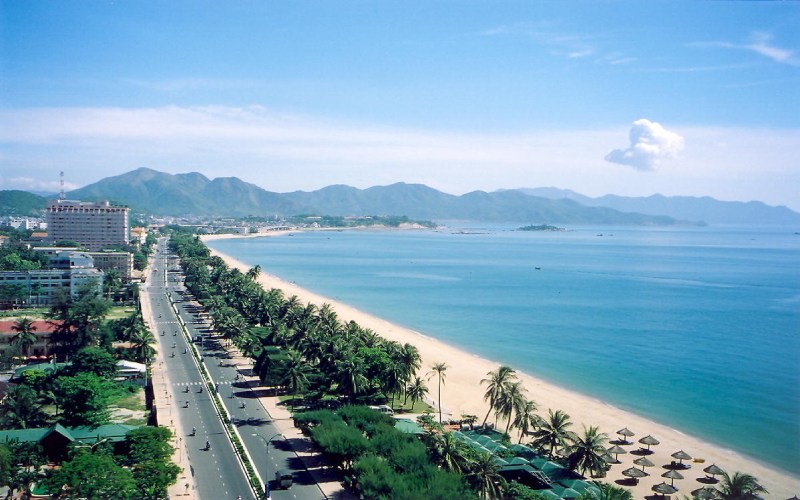Đường bờ biển Nha Trang
